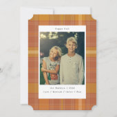 格子色素朴変更写真秋 シーズンカード (正面)