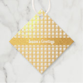 格子金箔 フェイバータグ (正面)