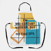 格子長方形オールオーバープリントエプロン エプロン (正面)