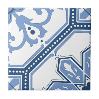 格子開花 タイル