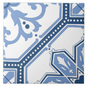 格子開花 タイル (正面)