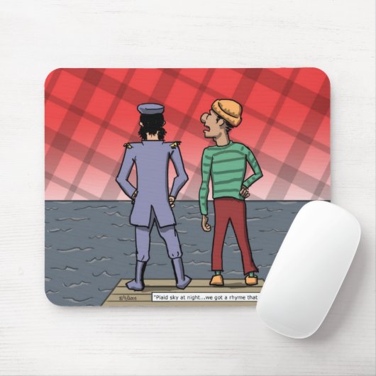 格子雲 マウスパッド (マウス)