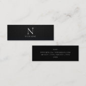 格子 スキニー名刺 (正面/裏面)