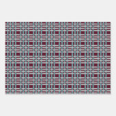 格子 ラッピングペーパーシート (正面3)