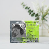 格安の卒業の招待カスタム インビテーションポストカード (スタンド正面)