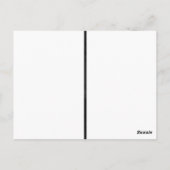 格安の卒業サンキューカード ポストカード (裏面)