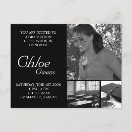 格安の卒業招待状 インビテーションポストカード