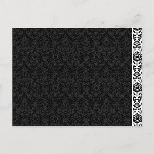 格安の結婚式の日付を保存 インビテーションポストカード (裏面)