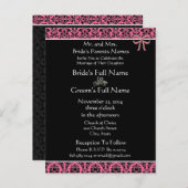 格安の結婚式招待状はがき インビテーションポストカード (正面/裏面)