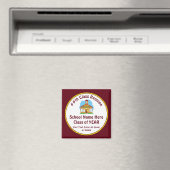 格安の高校懇親会贈り物、文字、色 マグネット (インサイチュ (食洗機))