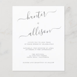 格安ウェディング招待状 フライヤー