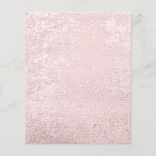 格安エレガントバラ金ゴールドキンセアニラドレス招待状 チラシ (裏面)