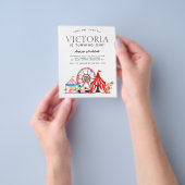 格安カーニバルサーカスフェスティバルパーティーキッド誕生日 チラシ (手)