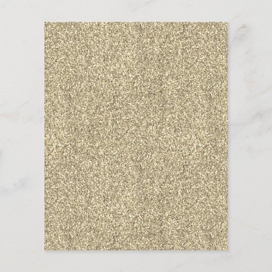 格安クラシック金ゴールドガウンキンセアニェラ招待状 チラシ (裏面)