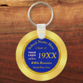 格安クラス懇親会お土産、ロゴ、文字、色 キーホルダー (裏面)