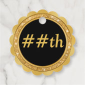 格安クラス懇親会テーブルの装飾アイディア フェイバータグ (裏面)