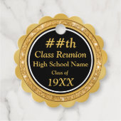 格安クラス懇親会テーブルの装飾アイディア フェイバータグ (正面)