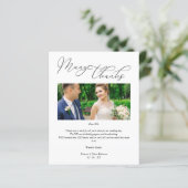 格安シンプルありがとうお結婚客様の写真 (スタンド正面)