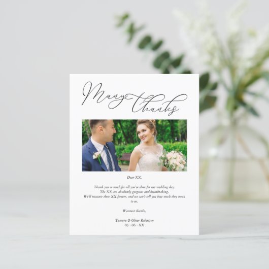 格安シンプルありがとうお結婚客様の写真 (スタンド正面)