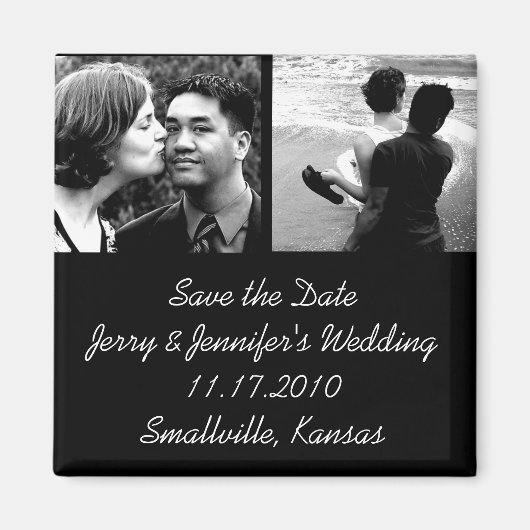 格安セーブザデートマグネット マグネット (正面)