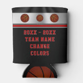 格安バスケットボールチームの選手のためのギフト,コーチ 缶クーラー (裏面)