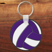 格安バレーボールキーホルダーあなたのテキストと色 キーホルダー (裏面)