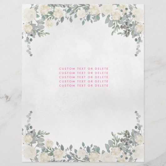 格安フローラアイボリーホットピンクプリンセスキンセアニェラ チラシ (裏面)