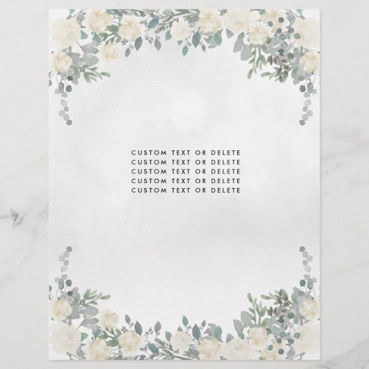 格安フローラアイボリーホワイトグラムプリンセスキンセアニェラ チラシ (裏面)