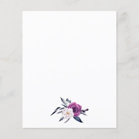 格安フローラハロウィーンベビーは醸造シャワー チラシ (裏面)