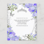 格安フローラパープルシルバーキンセニェラ招待状 チラシ (裏面)