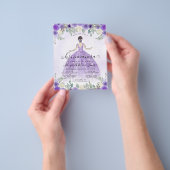 格安フローラパープルプリンセス誕生日キンセアニェラ チラシ (手)