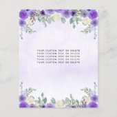 格安フローラパープルプリンセス誕生日キンセアニェラ チラシ (裏面)