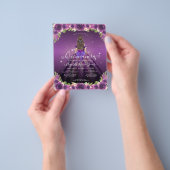 格安フローラパープル金ゴールドプリンセスキンセアニェラ チラシ (手)