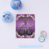 格安フローラパープル金ゴールドプリンセスキンセアニェラ チラシ (シングル)