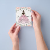 格安フローラピンクプリンセスティアラドレスキンセアニェラ チラシ (手)