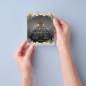 格安フローラブラックグレー金ゴールドプリンセスキンセアニェラ チラシ (手)