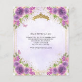 格安フローラライトパープル金ゴールドティアラキンセアニラ チラシ (裏面)