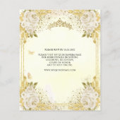 格安フローラライトパープル金ゴールドティアラキンセアニラ チラシ (裏面)