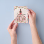 格安フローラ赤面ピンク金ゴールドプリンセスキンセアニェラ チラシ (手)