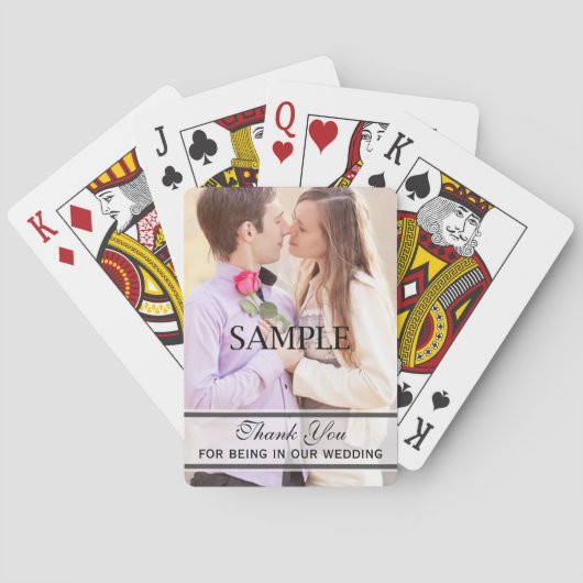 格安ブライダルまたはウェディングパーティギフトトランプ トランプ (裏面)