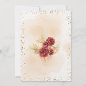 格安ブライダルシャワー招待状 招待状 (裏面)