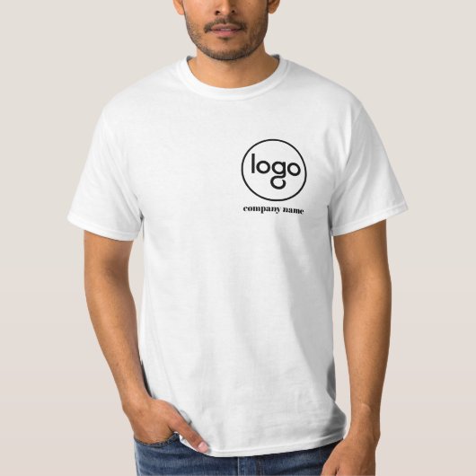 格安メンズホワイト Tシャツ (正面)
