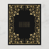 格安ヴィンテージブラックフローラ金ゴールドティアラキンセアニェラ チラシ (裏面)