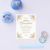 格安ヴィンテージホワイト金ゴールドティアラフレームキンセアニェラ チラシ (シングル)