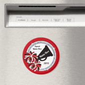 格安応援マグネット、応援グッズバッグスタッファーズ赤 マグネット (インサイチュ (食洗機))