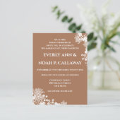 格安結婚の インビテーションポストカード (スタンド正面)