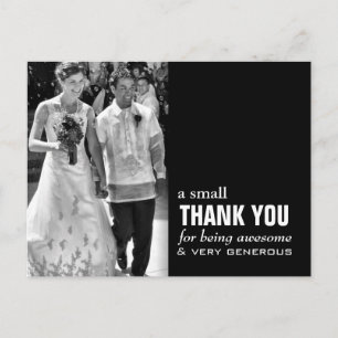 格安結婚サンキューカード – 写真おもしろい! ポストカード