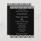 格安結婚式招待状はがき インビテーションポストカード (正面/裏面)