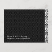 格安結婚式招待状はがき インビテーションポストカード (裏面)