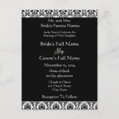 格安結婚式招待状はがき インビテーションポストカード (正面)